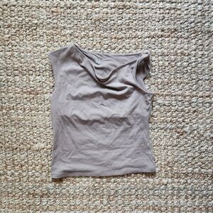 SOLD GAP Women's Taupe Knot Tank Top